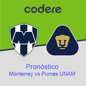 Pronóstico Monterrey – Pumas UNAM (29.04.2023) Codere México