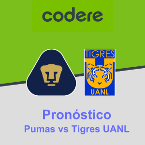 Pronóstico Pumas vs Tigres UANL (27.08.2023) Codere México