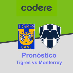 Pronóstico Tigres vs Monterrey (08.08.2023) Codere México