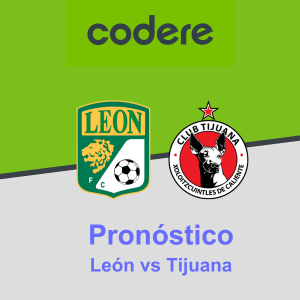 Pronóstico León vs Tijuana (23.09.2023) Codere México