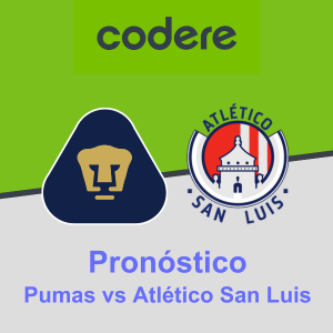 Pronóstico Pumas vs Atlético San Luis (17.09.2023) Codere México