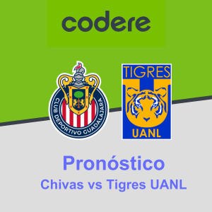 Pronóstico Chivas vs Tigres UANL (28.10.2023) Codere México