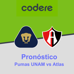 Pronóstico Pumas UNAM vs Atlas (05.11.2023) Codere México